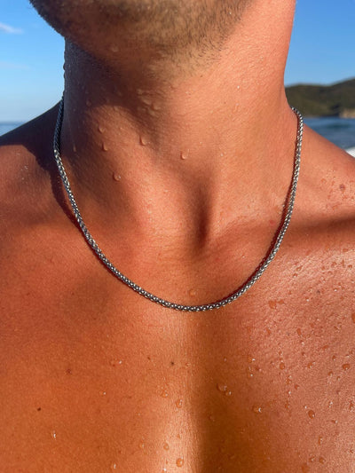 Cadena de trigo de 3 mm | Plata