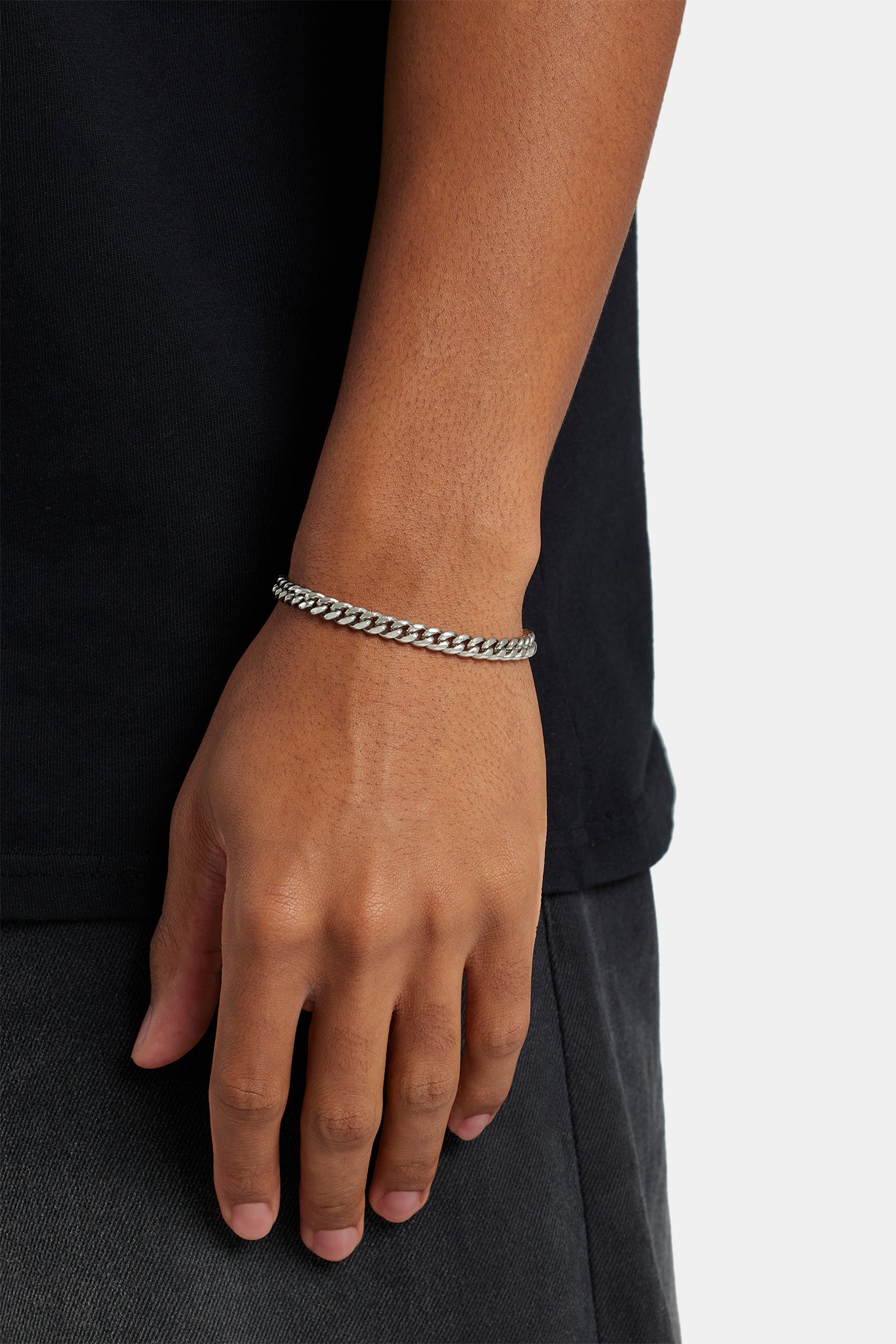 Pulsera cubana de Miami de 5 mm