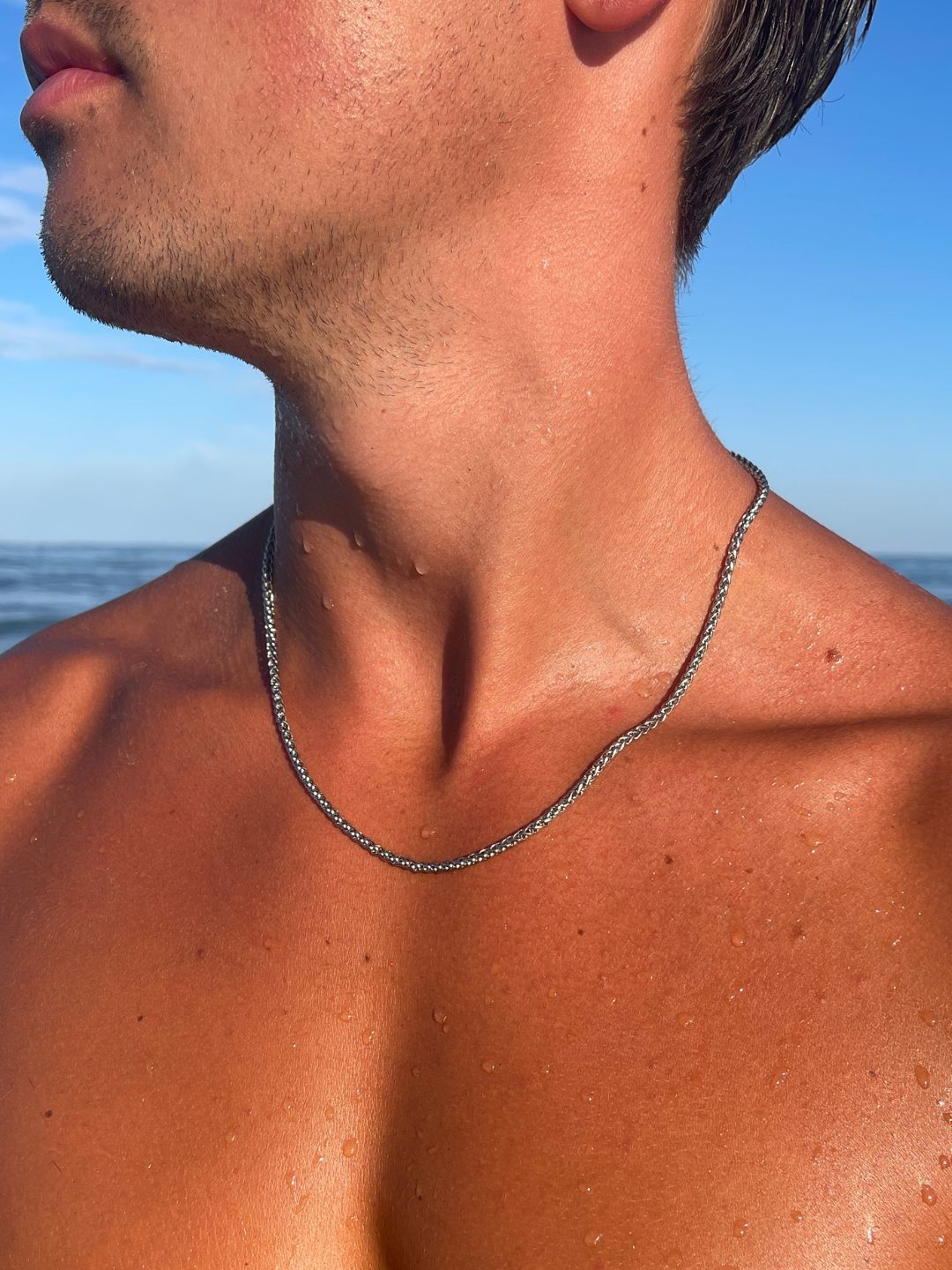 Cadena de trigo de 3 mm | Plata