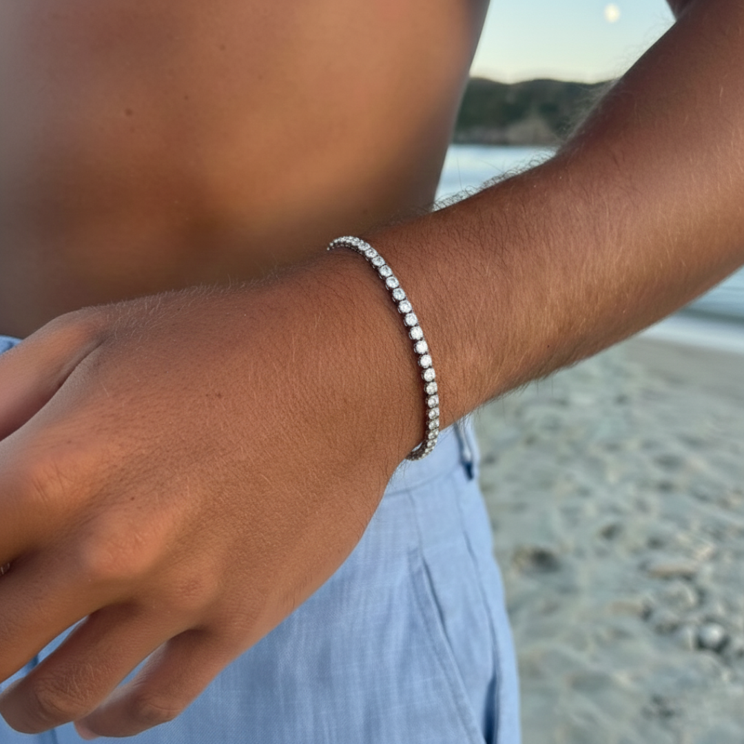 Pulsera de tenis de 3 mm