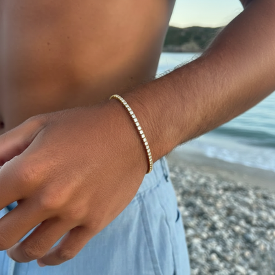 Pulsera de tenis de 3 mm