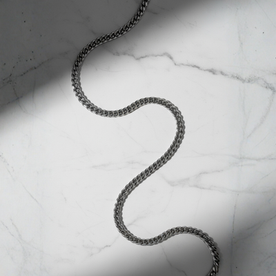 Cadena cubana de 4 mm