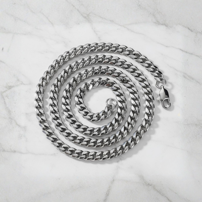 Cadena cubana de 4 mm