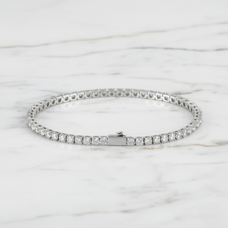 Pulsera de tenis de 3 mm