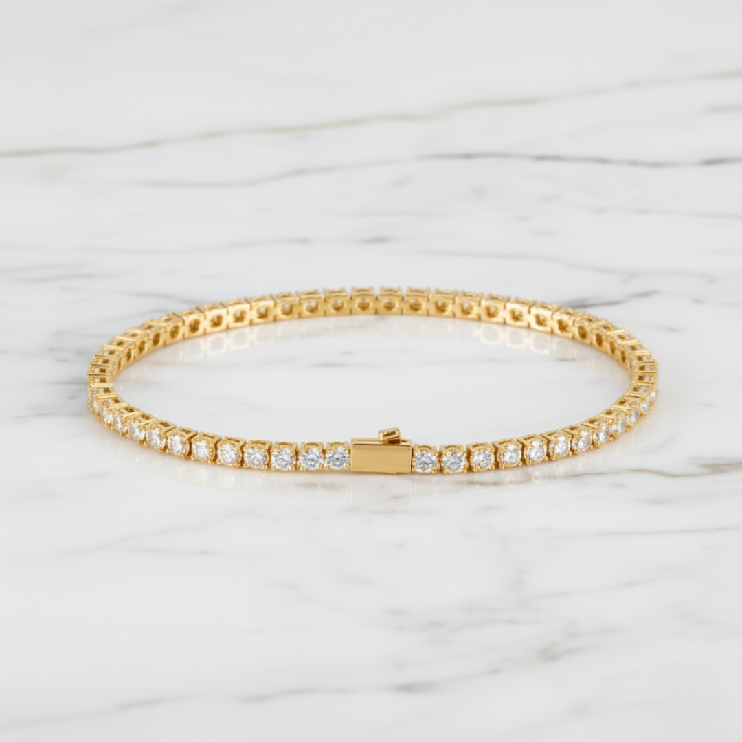 Pulsera de tenis de 3 mm