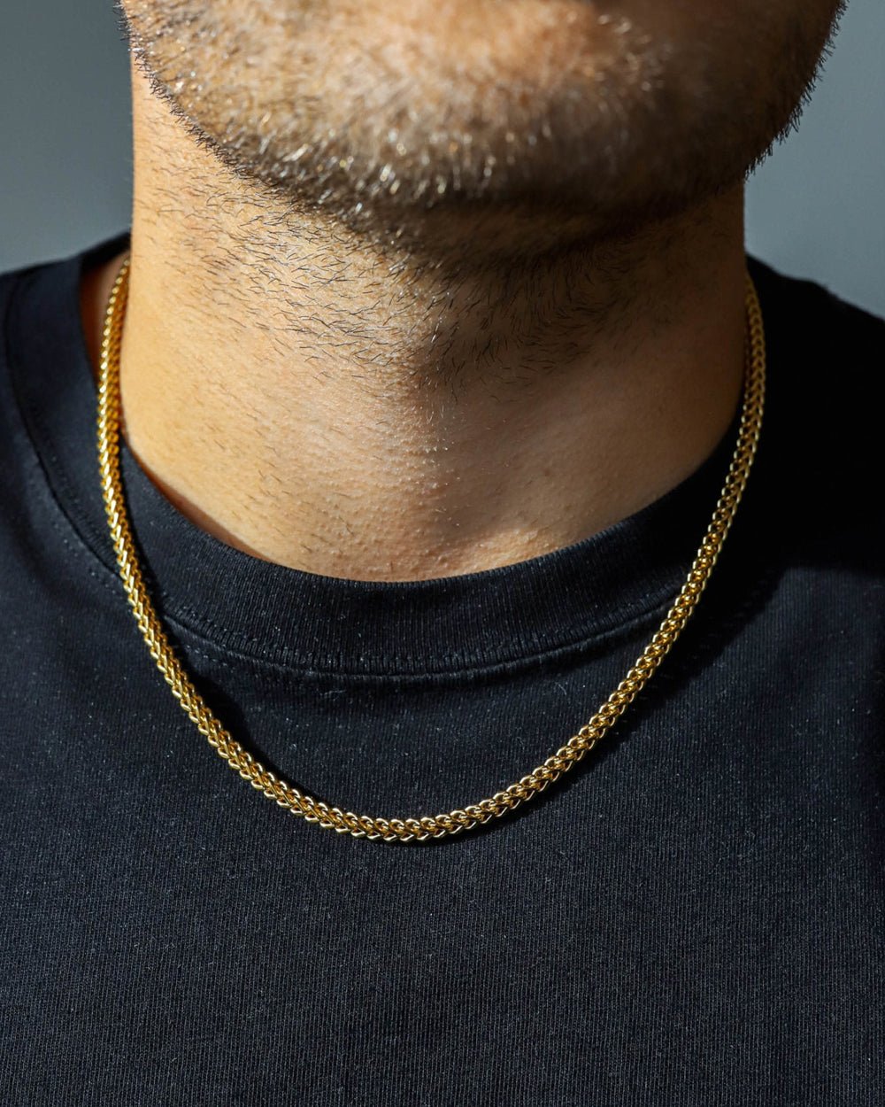 CLEAN FRANCO CHAIN. - 3MM 18K GOLD - Drippy Amsterdam